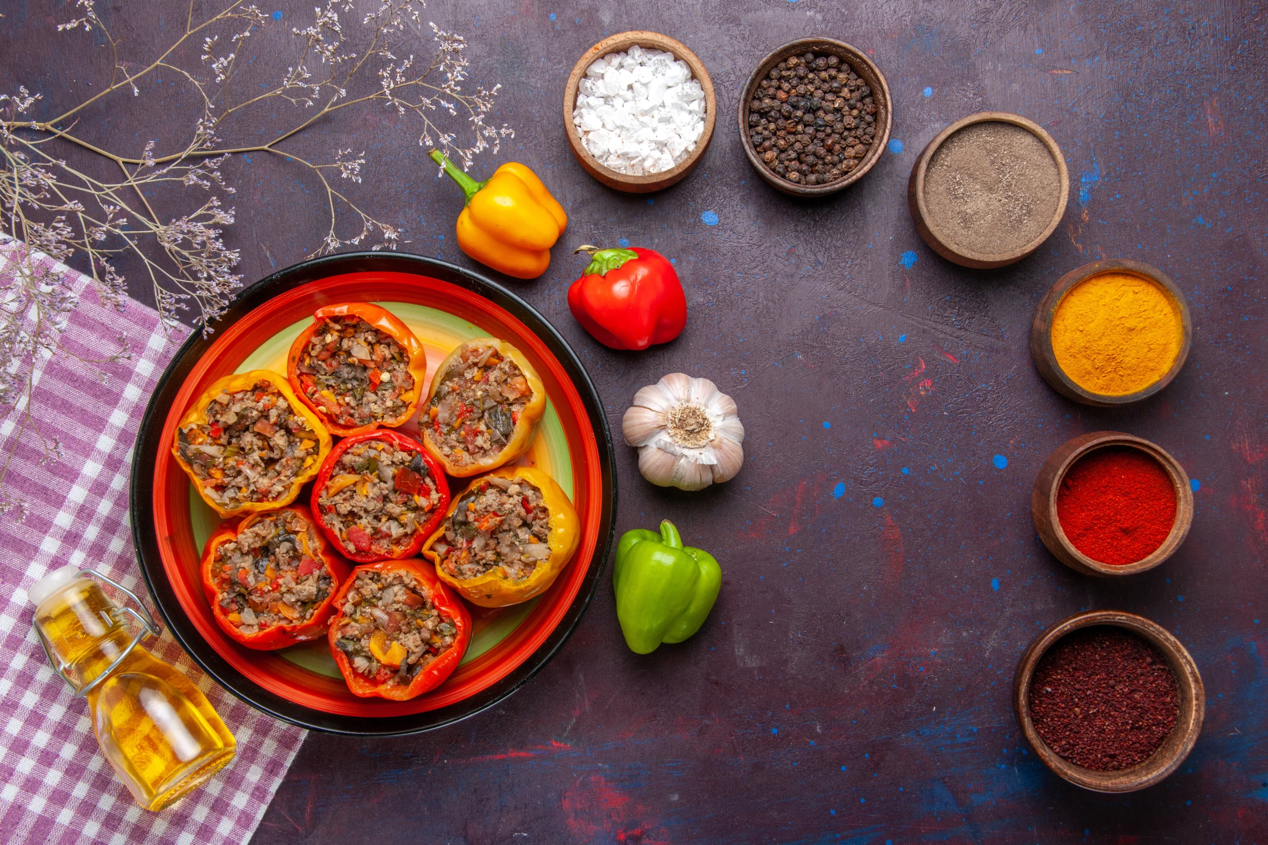 Old-Fashioned Stuffed Bell Peppers Recipe