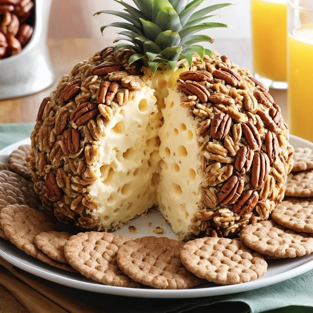 Pineapple Pecan Cheese Ball Recipe