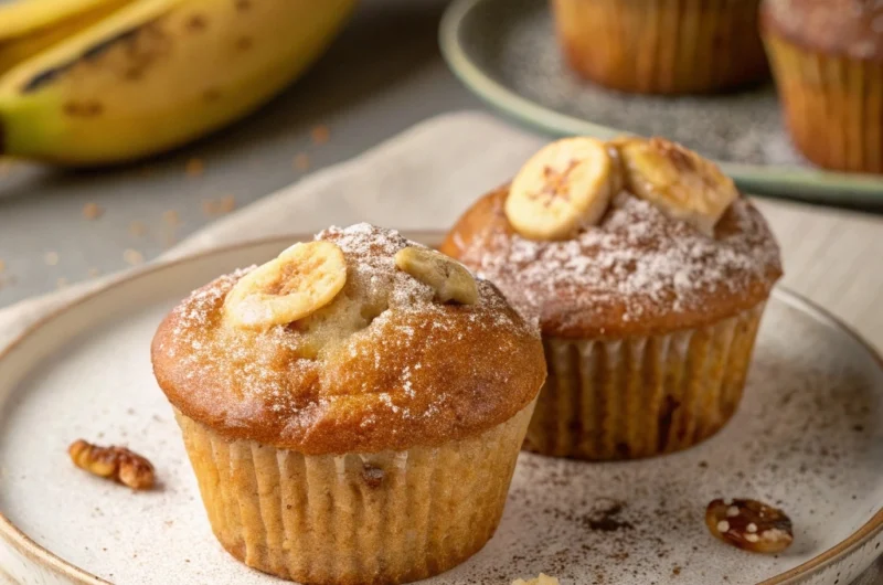 2 Banana Muffins Recipe