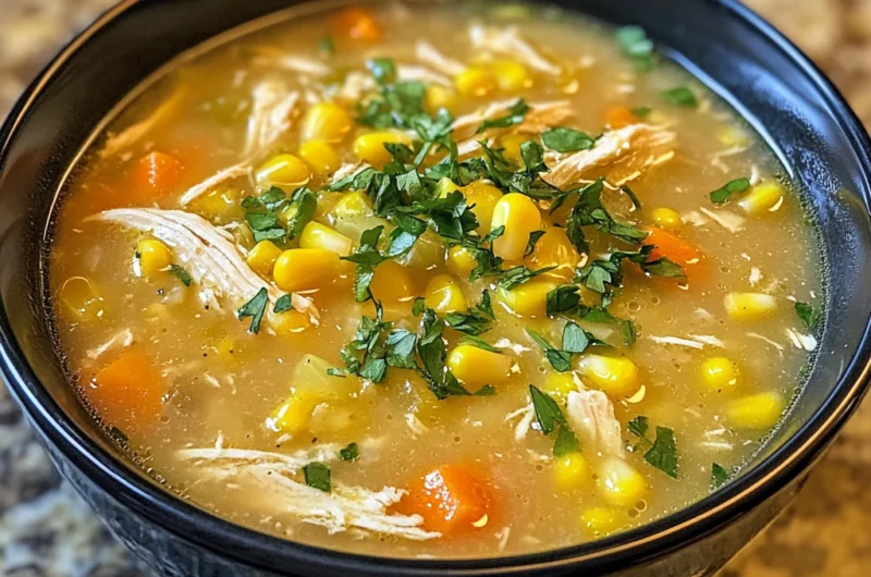 Chicken Corn Soup Recipe