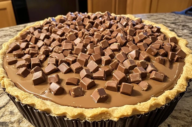 Giant Reese's Peanut Butter Cup Pie Recipe